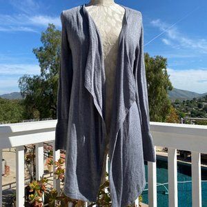WHBM grey long cardigan